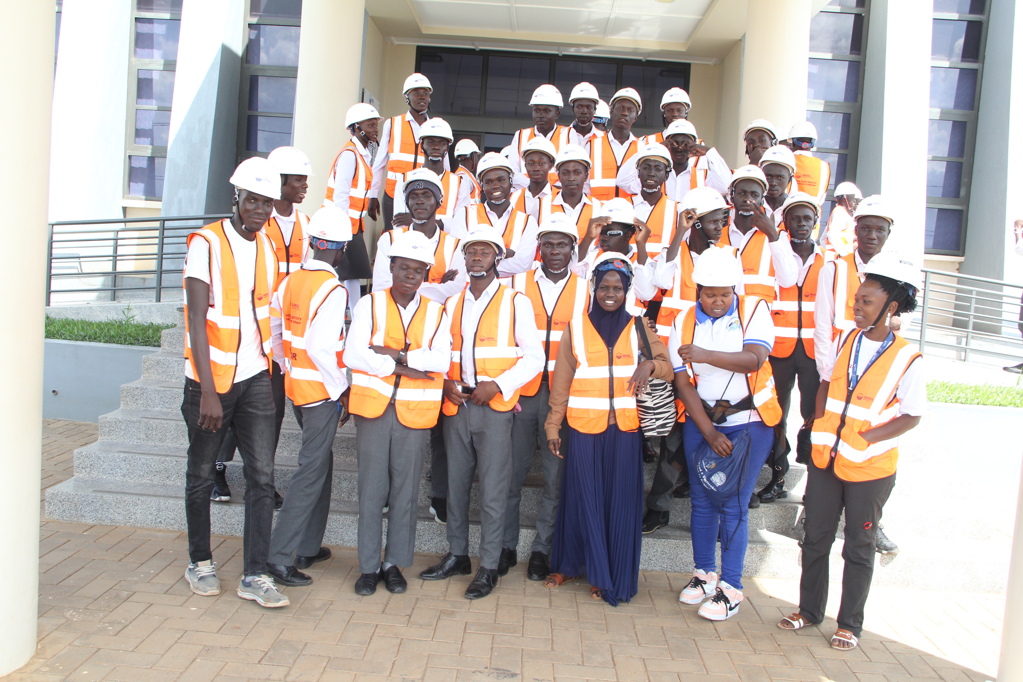 S.6 PHYSICS STUDENTS FOR A TOUR AT KARUMA FALLS
