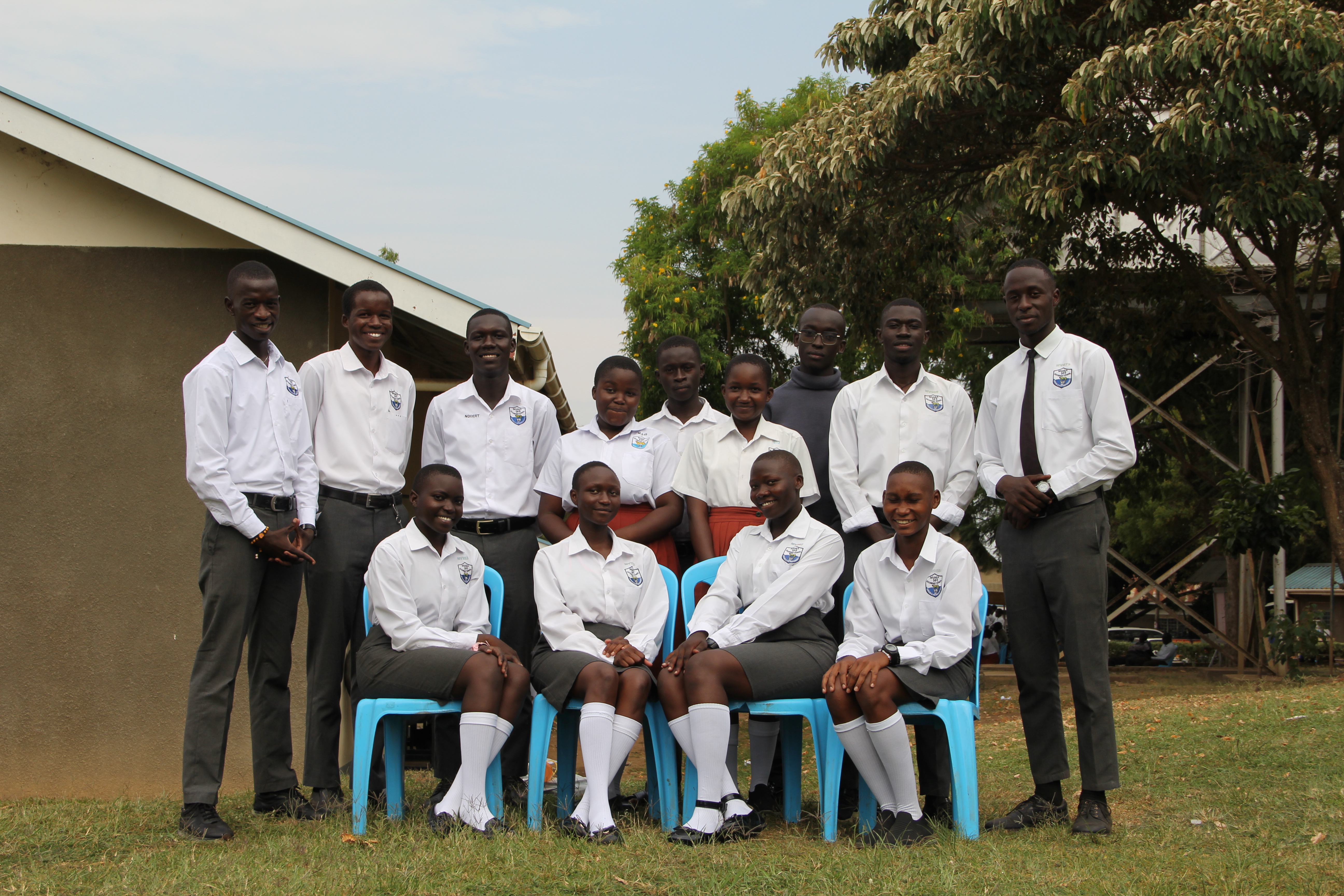 Writers and Readers Club members pose for a picture