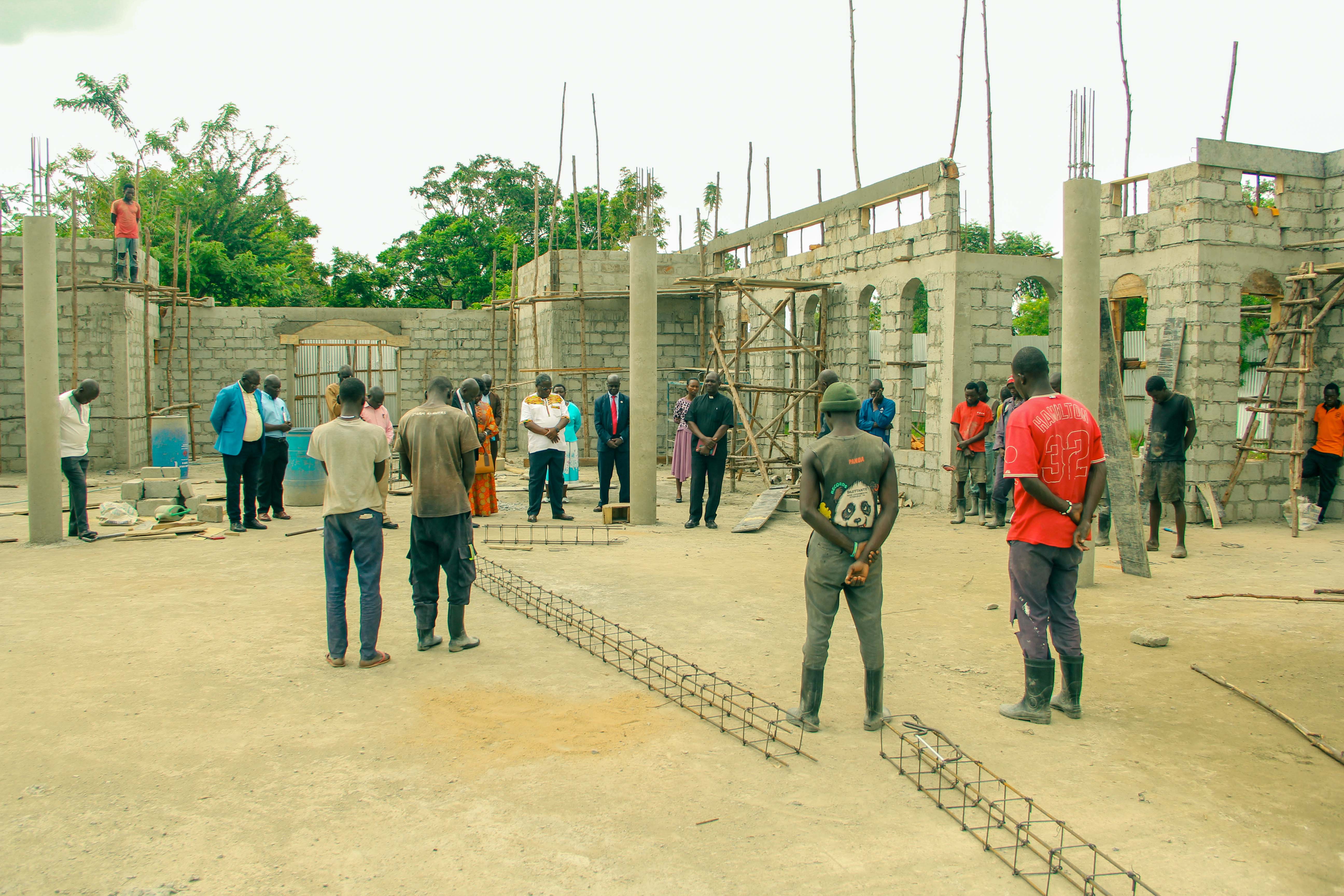 BOG Members offer prayers at the MARGARET LLOYD MEMORIAL CHAPEL